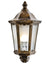 Load image into Gallery viewer, Lantern 3 Panel Half Wall Black Gold 1xE27
