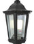 Load image into Gallery viewer, Lantern 3 Panel Half Wall Black 1xE27
