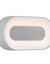Load image into Gallery viewer, Ublo LED Oval Ceiling/Wall Light Silver 8w
