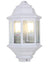 Load image into Gallery viewer, Lantern 5 Panel Half Wall White 2xE27
