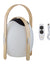 Load image into Gallery viewer, Ovo Speaker Lantern 304mm Wood/Plastic
