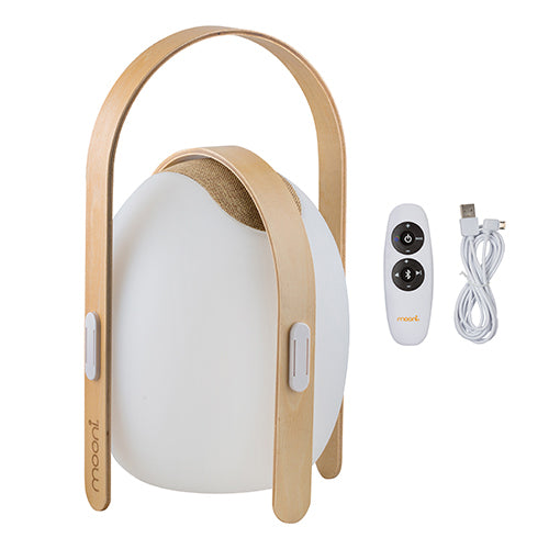 Ovo Mini Speaker Lantern 240mm Wood/Plastic