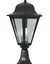 Load image into Gallery viewer, Lantern 6 Panel Pedestal Black
