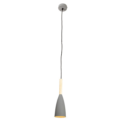 Pendant Sanded 100Mm Grey/Light Wood
