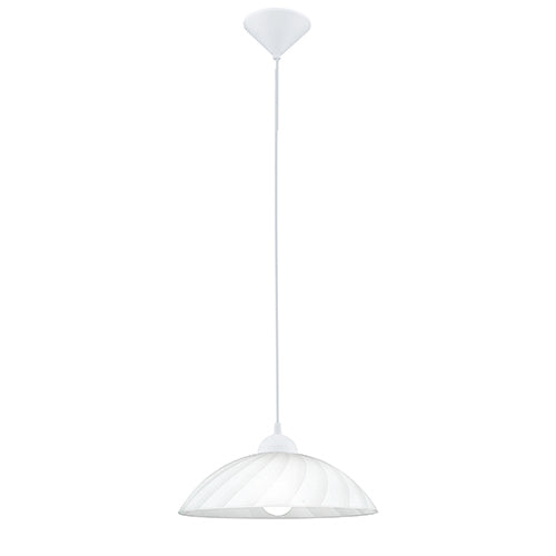 Vetro Pendant 350Mm White