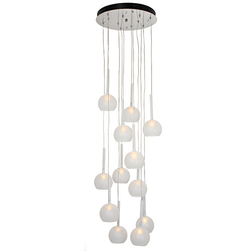 Nebula 12Lt Pendant 400Mm Frosted Glass
