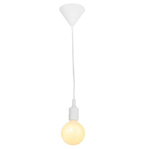 Silicone Pendant White