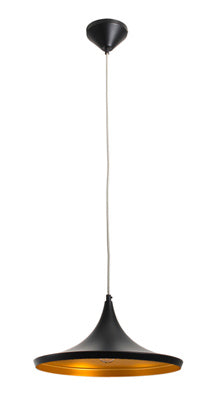 Vortex Pendant 380Mm Black/Gold