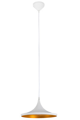 Vortex Pendant 380Mm White/Gold