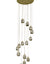 Load image into Gallery viewer, Dew Drop 14Lt Pendant 500Mm Gold
