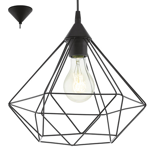 Tarbes Pendant 325Mm Black