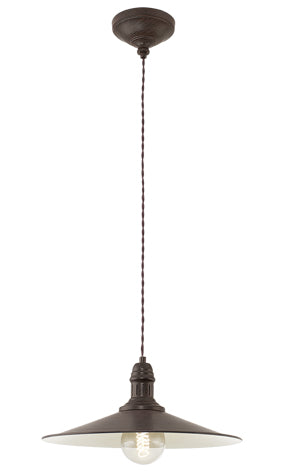 Stockbury 1Lt Pendant 360Mm Antiquebrown