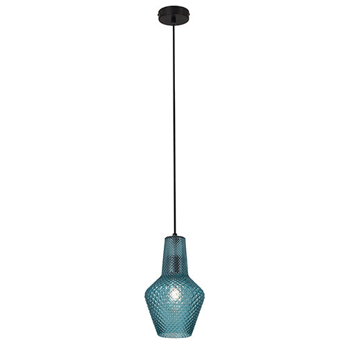 Milano Pendant 180Mm Blue Glass