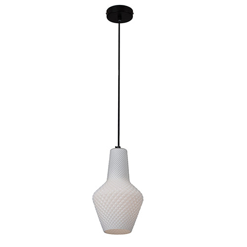 Milano Pendant 180Mm Milk White Glass
