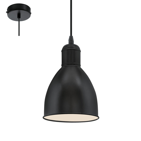 Priddy Pendant 155Mm Black/White