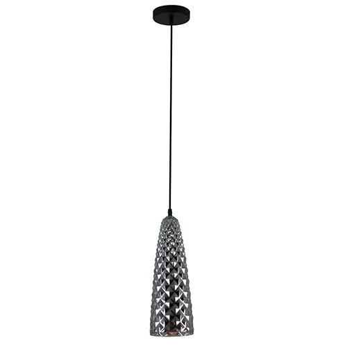 Rhine Pendant 130Mm Chrome Glass