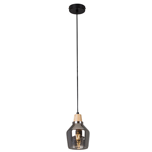 Tallinn Pendant 130Mm Smokey Glass