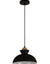 Load image into Gallery viewer, Charlotte Pendant 280Mm Black/Wood
