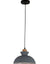 Load image into Gallery viewer, Charlotte Pendant 280Mm Grey/Wood
