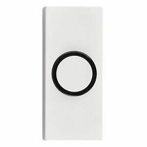 WHITE CALL BUTTON FOR DOOR CHIME
