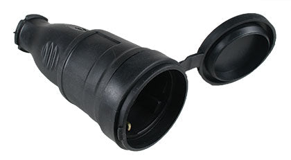SCHUKO 10/16A RUBBER SOCKET (EXPORT ONLY)