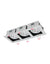 Load image into Gallery viewer, Xin Rectangular Downlight 3x6.5w Silver 3000K
