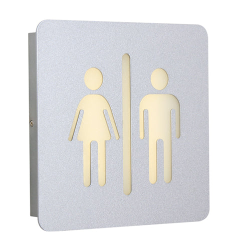 Xin Toilet Sign Wall LED 2x4w 4000K
