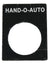 Load image into Gallery viewer, &quot;Hand-O-Auto&quot; Black Aluminium Legend Plate
