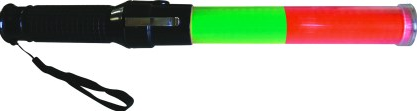 3.75W/1500MA RECHARGABLE LED POLICE BATON, RED/GREEN, ON/OFF
