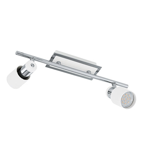Davida LED 2LT S/Light 390mm White/Chrome