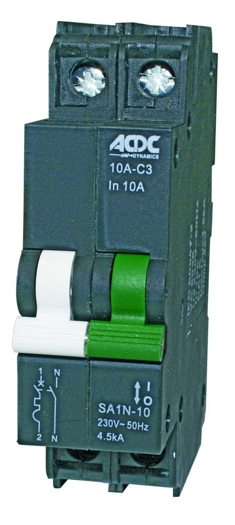 40A 1-Pole + N 4.5Ka C Curve Mini Rail Mcb