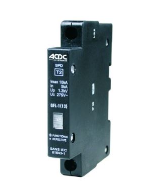 1 Pole 275V 15Ka 8/20 Surge Arrestor