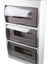 Load image into Gallery viewer, WHITE DIN DB 36-WAY(3x12) SURFACE WITH DOOR AND TRAY
