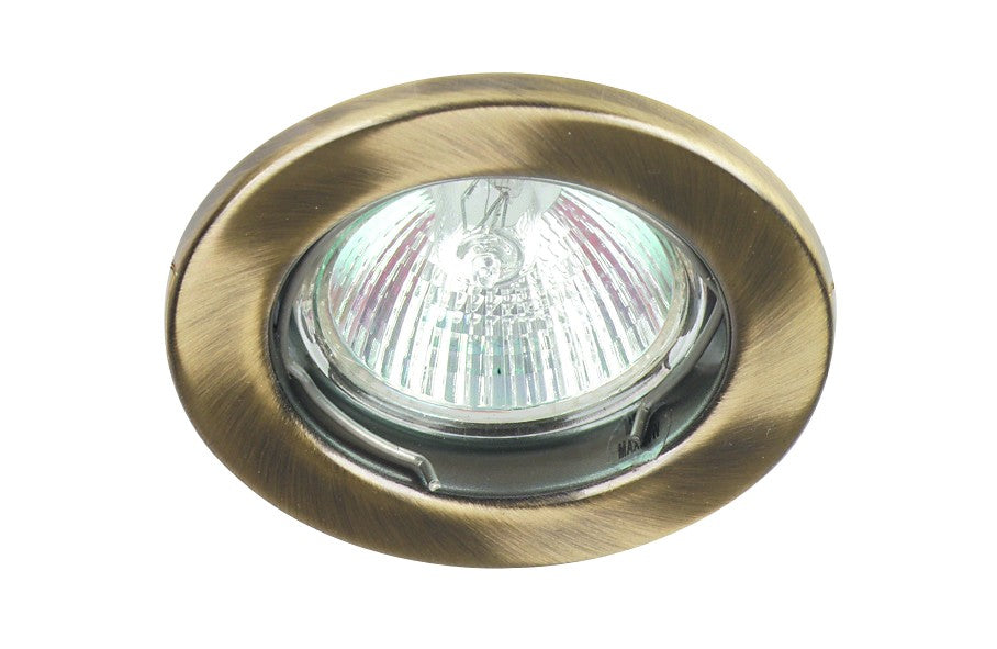 Green Antique Brass  80Mm Fixed Down Light