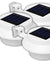 Load image into Gallery viewer, Solar Gutter/Wall Light Ip55 Pack Of 3
