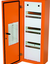 Load image into Gallery viewer, 1x16 WAY IND STEEL SURF DIN DB IP54 ORANGE
