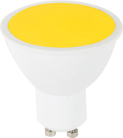 230Vac 3W Gu10 Yellow Led Down Light