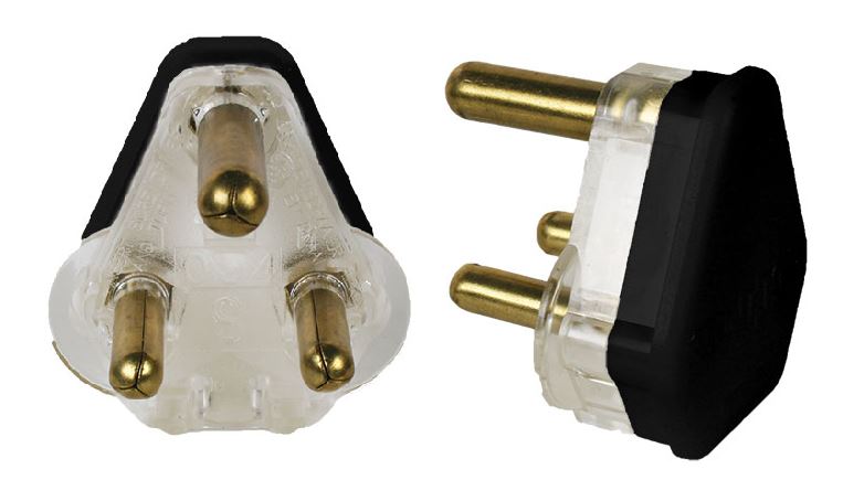 16A Black Snapper Plug Top