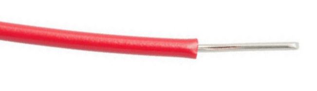 1Mm Red Solid Panel Wire /100M