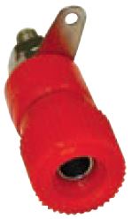 Red 16A 4Mm Banana Socket - M4/Solder