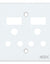 Load image into Gallery viewer, WHITE STEEL COVER PLATE FOR 4x4, 2 X16A SWITCH SOCKET
