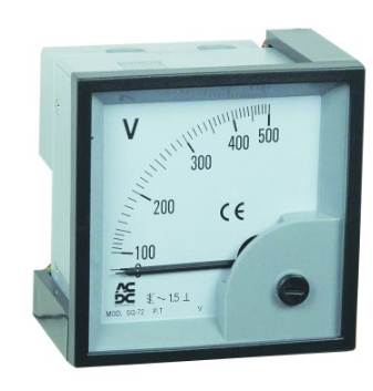 48X48 Voltmeter 0-500Vac
