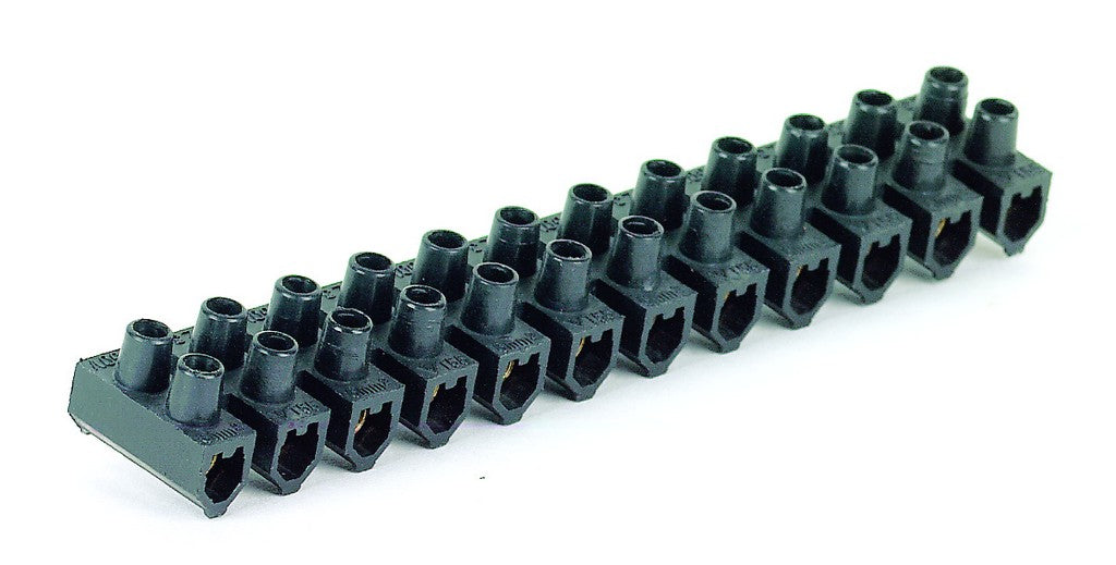 16Mm 30A Black 12Way Strip Connector / 1