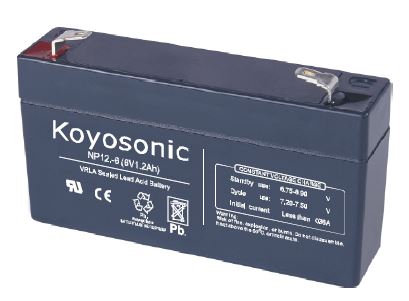 6V 1.2Ah Sealed Lead Acid Battery