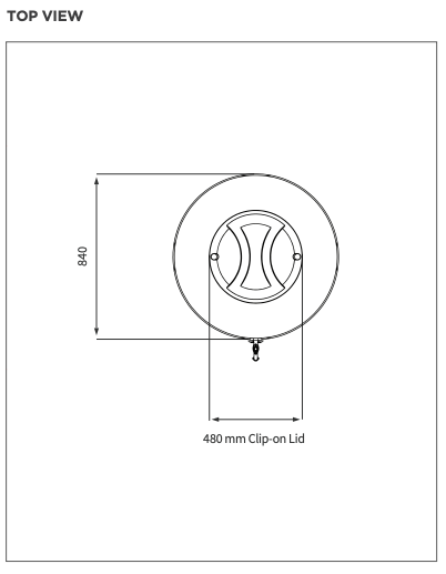 JoJo Standard Slimline Vertical Tank 1000L