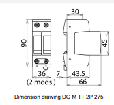 Dehnguard 1Ph+N Cl2 Spd 40Ka 230V