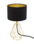 Load image into Gallery viewer, Carlton2 T/Lamp 165mm Black/Gold
