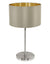 Load image into Gallery viewer, Maserlo T/Lamp 230mm Taupe/Gold
