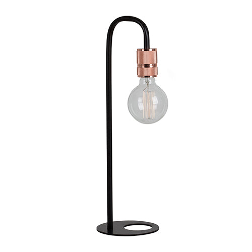 Seville T/Lamp 150mm Black/Copper
