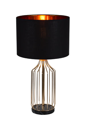 Sinatra T/Lamp 330mm Brass/Black